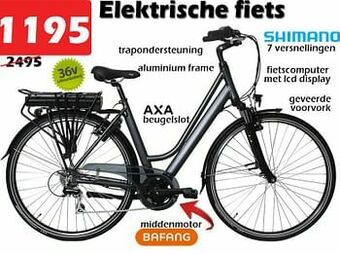 iTEK Elektrische fiets aanbieding