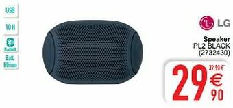 Cora Lg speaker pl2 black aanbieding