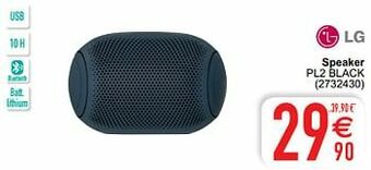Cora Lg speaker pl2 black aanbieding