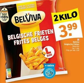 Albert Heijn Belviva belgische frieten aanbieding