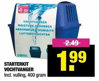 Starterkit vochtvanger