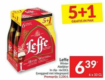 Intermarché Leffe winter abdijbier aanbieding