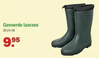 Van Cranenbroek Gevoerde laarzen aanbieding