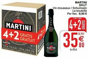 Cora Martini brut aanbieding