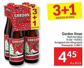 Intermarché Gordon xmas sterk kerstbier aanbieding