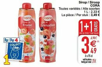 Cora Sirop - siroop cora aanbieding