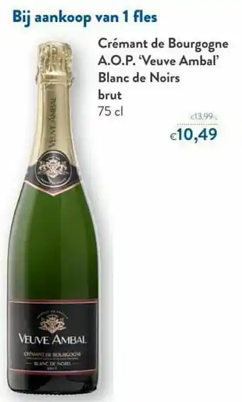 OKay Crémant de bourgogne a.o.p. veuve ambal blanc de noirs brut aanbieding