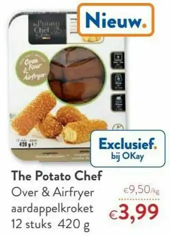 OKay The potato chef over + airfryer aardappelkroket aanbieding