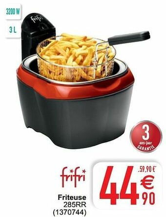 Cora Frifri friteuse 285rr aanbieding