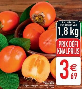 Kakis - kaki’s persimon