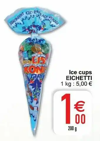 Cora Ice cups eichetti aanbieding