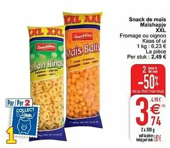 Cora Snack de maïs maïshapje xxl aanbieding