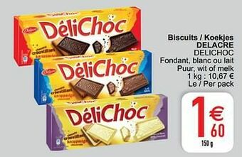 Biscuits - koekjes delacre delichoc
