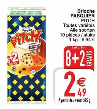 Cora Brioche pasquier pitch aanbieding