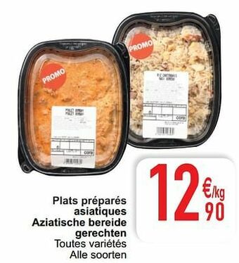 Cora Plats préparés asiatiques aziatische bereide gerechten aanbieding