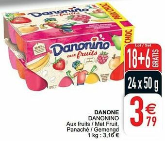 Cora Danone danonino aanbieding