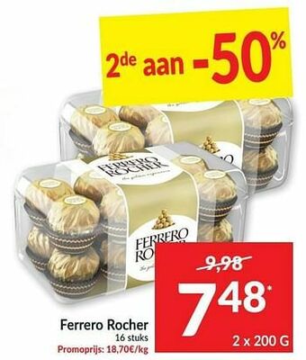 Intermarché Ferrero rocher aanbieding