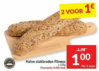 Intermarché Halve stokbroden fitness aanbieding