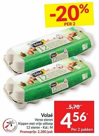 Intermarché Volaé verse eieren aanbieding
