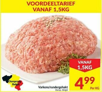 Intermarché Varkens-rundergehakt aanbieding