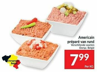 Intermarché Americain préparé van rund aanbieding