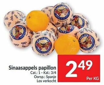 Intermarché Sinaasappels papillon aanbieding