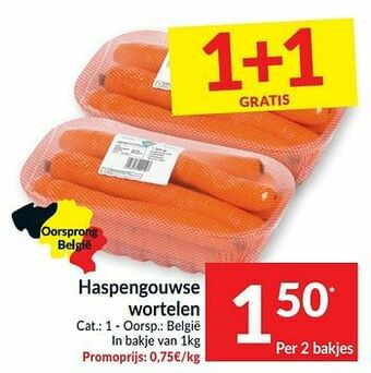 Intermarché Haspengouwse wortelen aanbieding