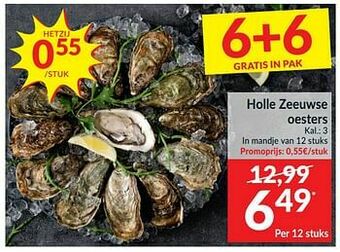 Intermarché Holle zeeuwse oesters aanbieding