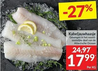 Intermarché Kabeljauwhaasje aanbieding