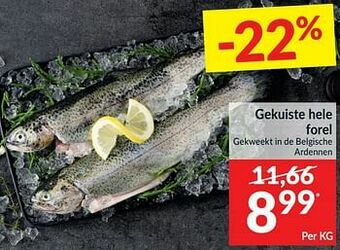 Intermarché Gekuiste hele forel aanbieding