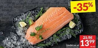 Intermarché Zalmfilet met vel aanbieding