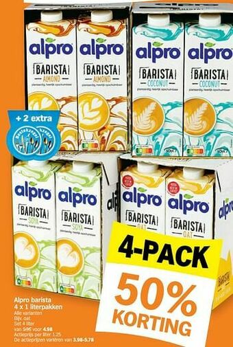 Albert Heijn Alpro barista oat aanbieding