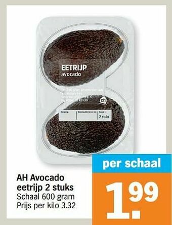 Albert Heijn Ah avocado eetrijp aanbieding
