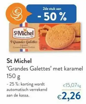 OKay St michel grandes galettes met karamel aanbieding