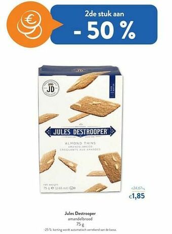 OKay Jules destrooper amandelbrood aanbieding