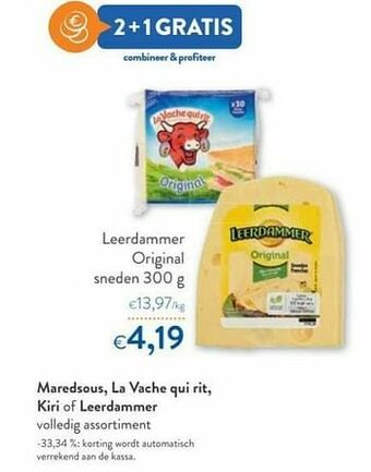 OKay Leerdammer original sneden aanbieding