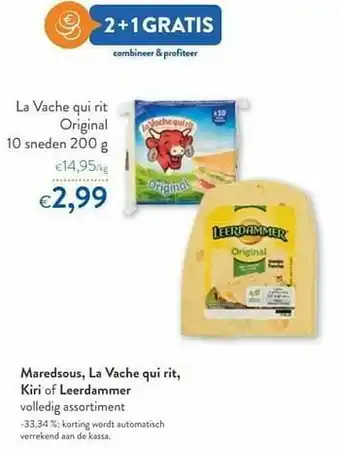 OKay La vache qui rit original sneden aanbieding