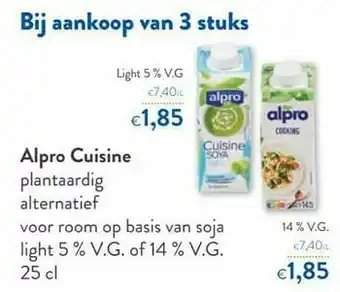 OKay Alpro cuisine light aanbieding
