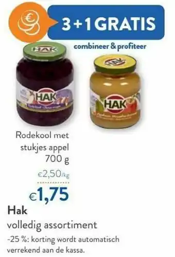 Hak rodekool met stukjes appel