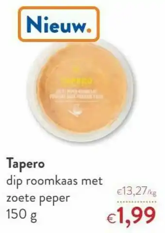 OKay Tapero dip roomkaas met zoete peper aanbieding