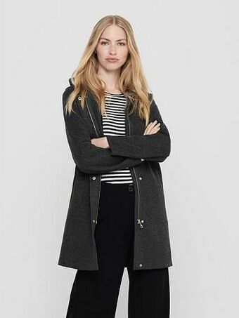 Berca Shoes Only Jas Only Vest Lang - Grijs aanbieding