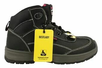 Berca Shoes Safety Jogger Veiligheidsschoen Hoog Bestlady S3 Veiligheidsschoen Dames - Zwart aanbieding