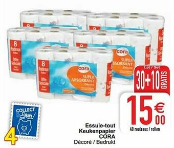 Cora Essuie-tout keukenpapier cora aanbieding