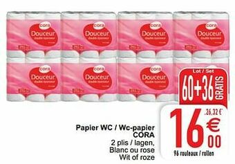 Cora Papier wc - wc-papier cora aanbieding
