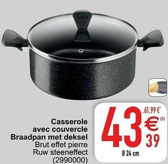 Cora Casserole avec couvercle braadpan met deksel aanbieding