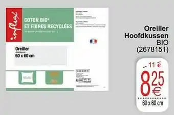 Cora Oreiller hoofdkussen bio aanbieding
