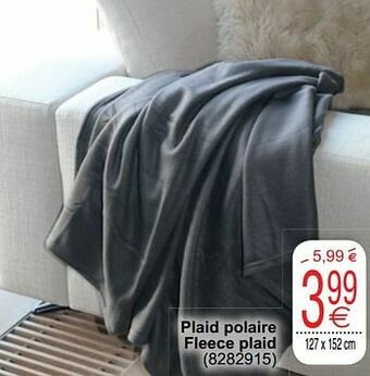 Cora Plaid polaire fleece plaid aanbieding