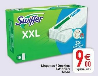 Lingettes - doekjes swiffer maxi