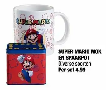 Super mario mok en spaarpot