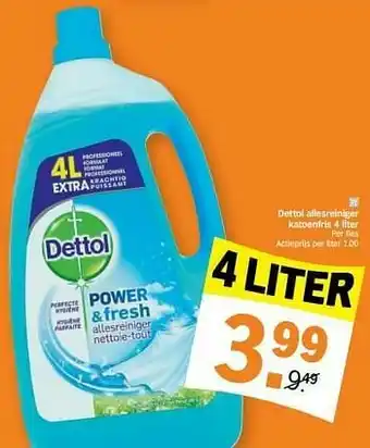 Albert Heijn Dettol allesreiniger katoenfris aanbieding